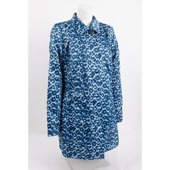 Dennis Basso Reversible Rain Trench Coat Jacket - Picture 5 of 6